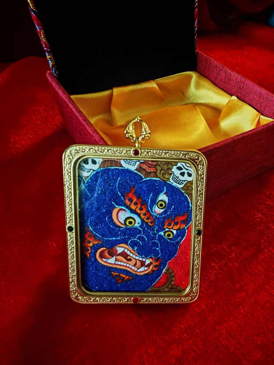 Mahākāla Thangka Necklace