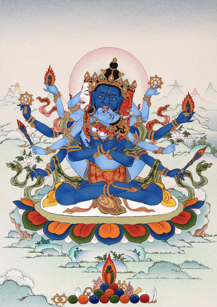 Guhyasamaja thangka