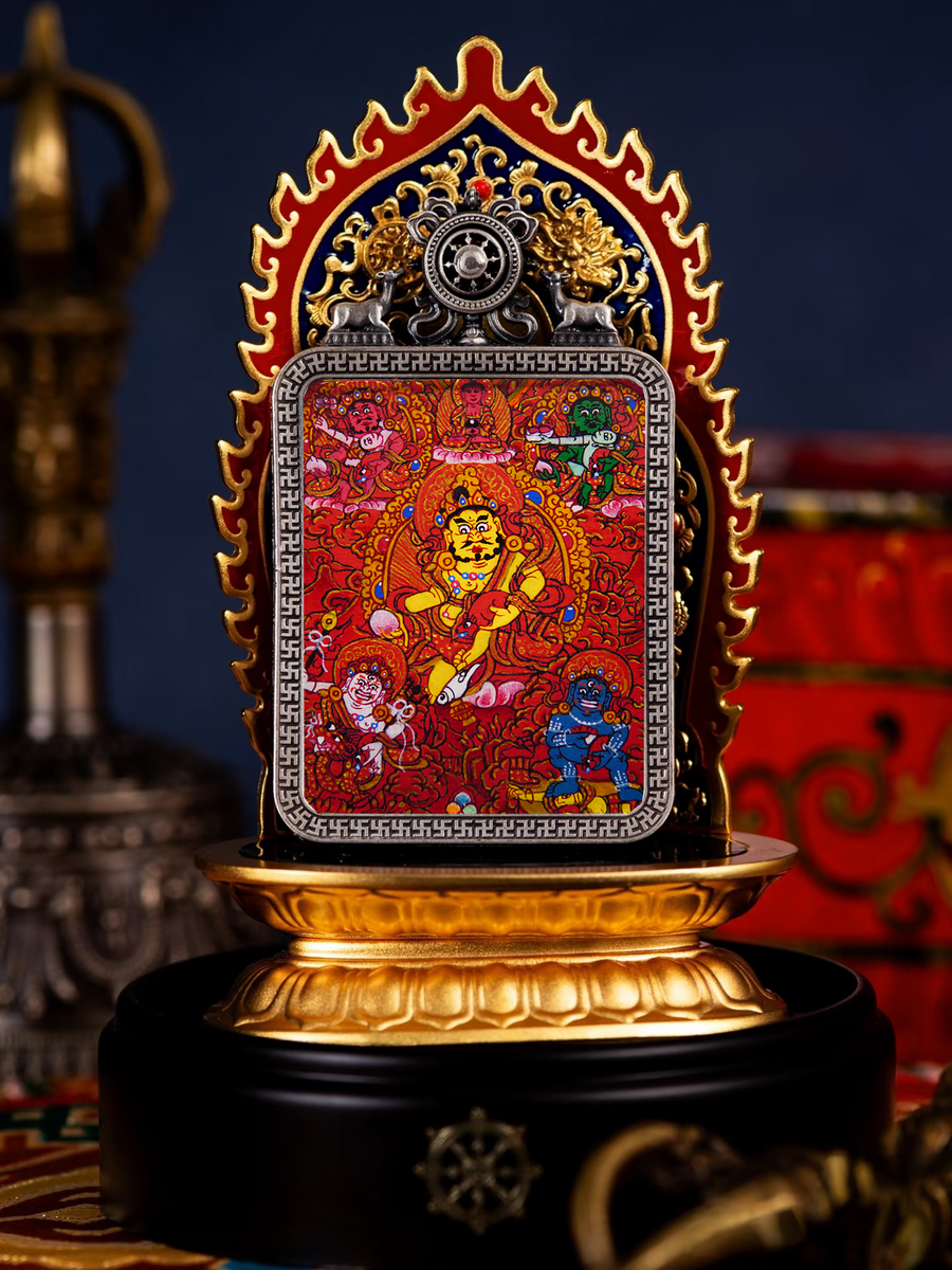 The 7-Step Process Behind a Hand-Painted Thangka Pendant: From Sketch to Blessing