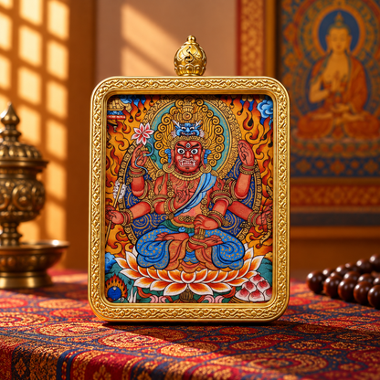 Ragaraja Thangka Pendant Necklace