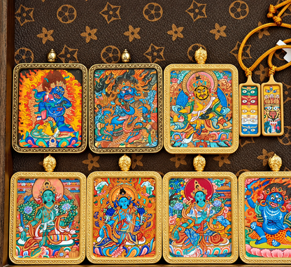 Green Tara Thangka Collection Display