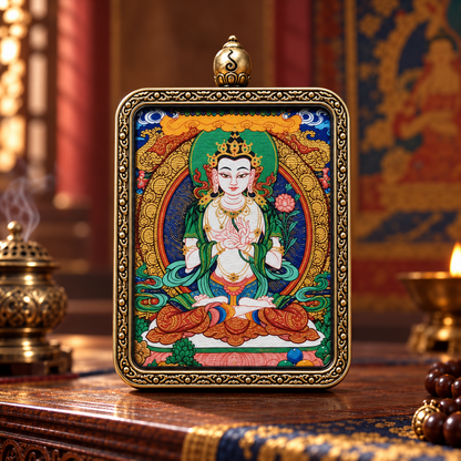 Mahasthamaprapta Bodhisattva — Guardian Deity of the Zodiac Horse