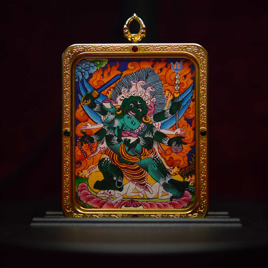 Vajra Phurba Pendant - Sacred Buddhist Necklace for Enlightenment