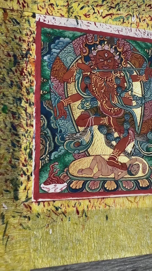 Kurukulla Tibetan Thangka Pendant video