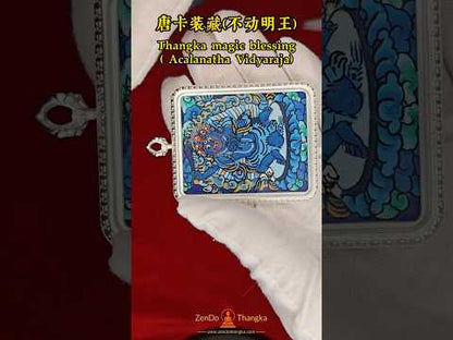 Acalaacala buddha Thangka necklace